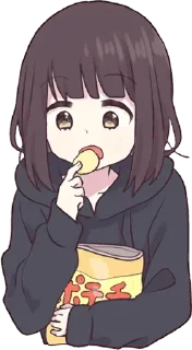 Стикер Menhera-chan 2 @anime_stickerr - 2