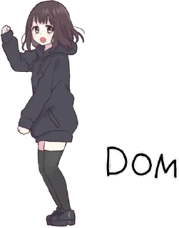 Стикер Menhera-chan 2 @anime_stickerr - 5