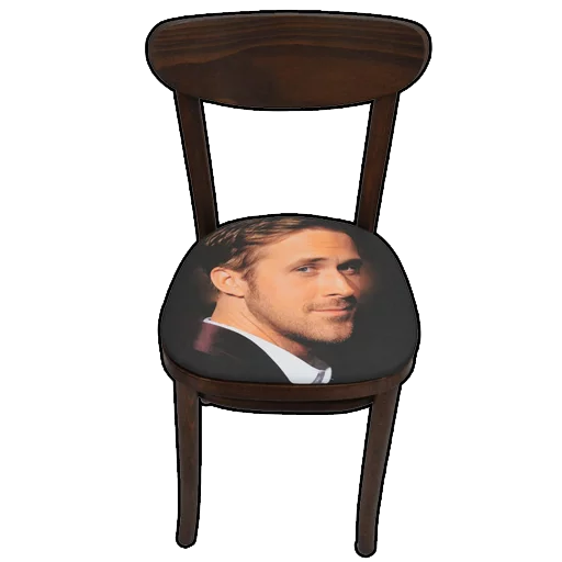 human face furniture chair