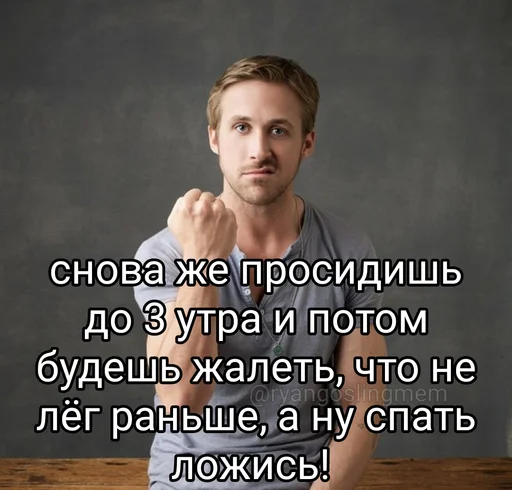 Sticker ryangoslingmem - 1