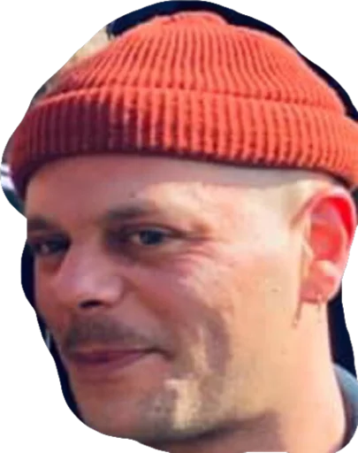 person human face cap