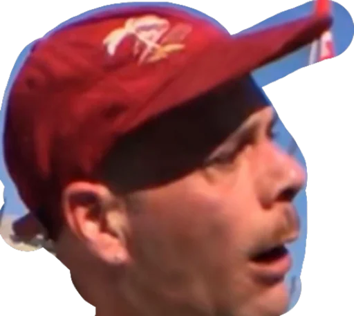 human face person cap