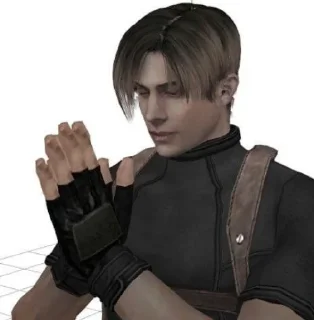 Sticker Leon Kennedy @sozdat_stikery_bot - 4