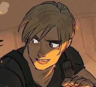 Sticker Leon Kennedy @sozdat_stikery_bot - 10