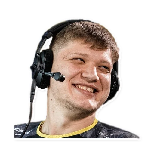 human face smile headphones