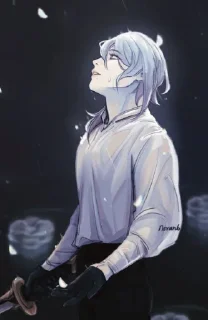 Стикер Аято @sozdat_stikery_bot - 7