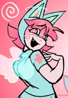 Стикер Психо-няшки!^^ @sozdat_stikery_bot - 6