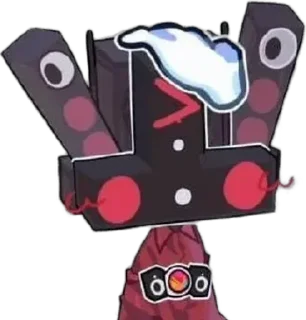 Стикер Speaker Man Titan. @sozdat_stikery_bot - 1