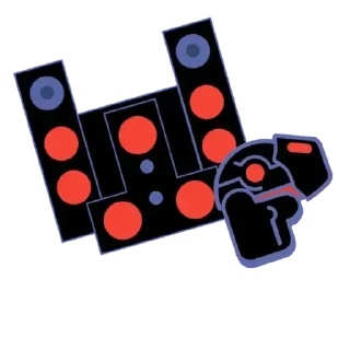 Стикер Speaker Man Titan. @sozdat_stikery_bot - 4