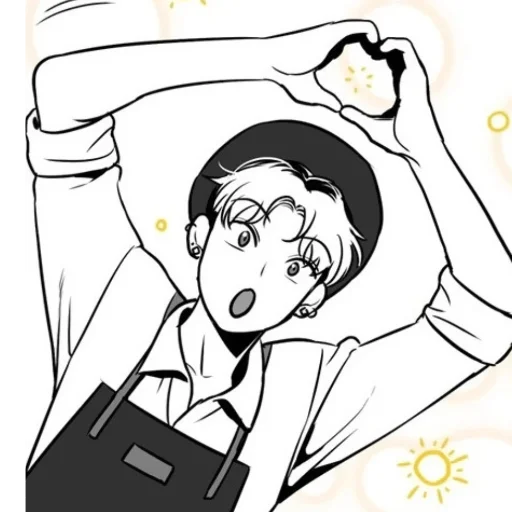 Стикер Чан У - 7