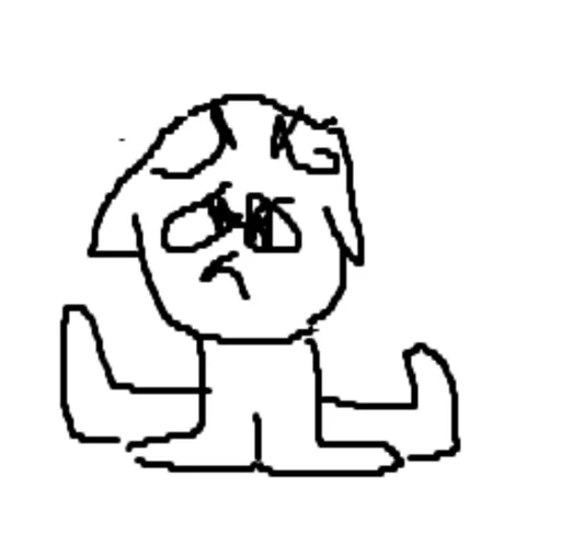 Sticker sadcatcursed - 1