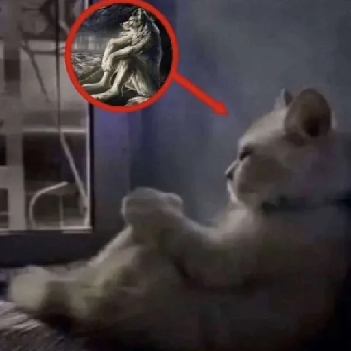 Sticker sademowolf - 1