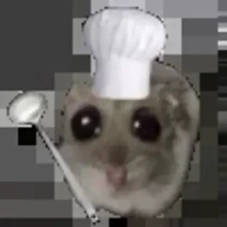 Стикер Sad hamster @TgEmojiBot - 10