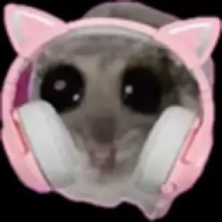 Стикер Sad hamster @TgEmojiBot - 11