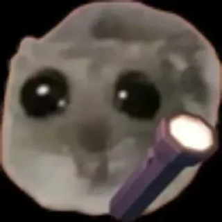 Стикер Sad hamster @TgEmojiBot - 7