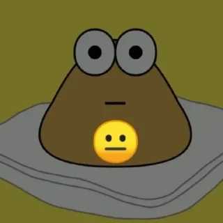 Стикер pou - 6