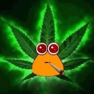 Стикер pou - 10