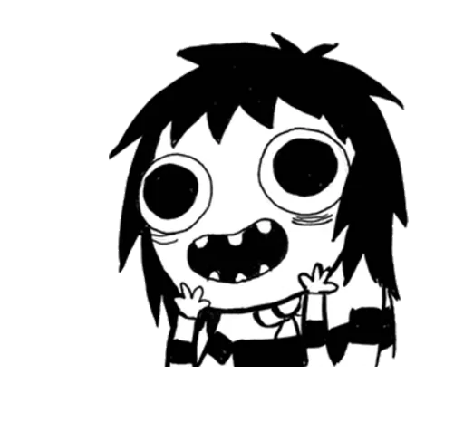 skull sketch cartoon