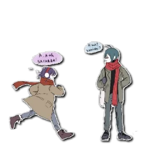 Sticker сайома 💙💜 - 6