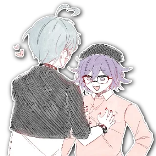 Sticker сайома 💙💜 - 11