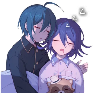 Sticker сайома 💙💜 - 1