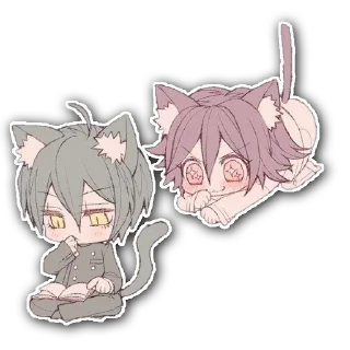 Sticker сайома 💙💜 - 3