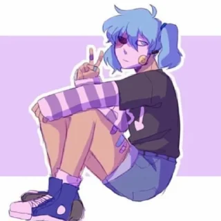 Стикер sallyface - 9