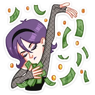 Стикер Саманта (@TgSticker) - 11