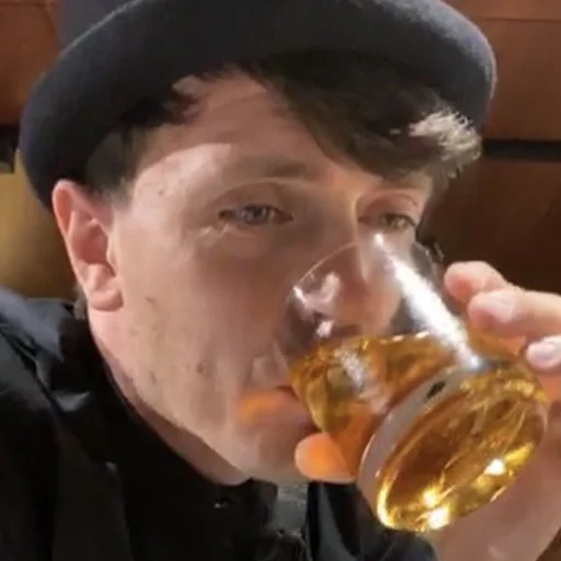 person drink human face