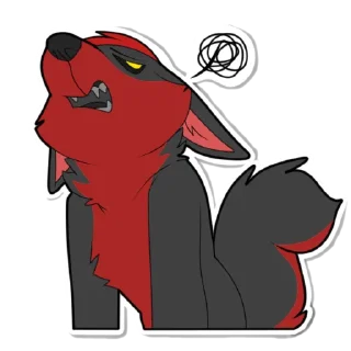 Sticker Сай = ❤️ (Samon Woolf) - 4