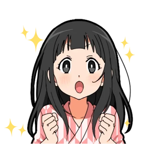 Стикер Самурай-тян - @tg_sticks - 5