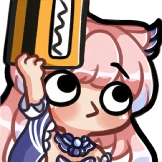 Стикер Sangonomiya Kokomi - 11