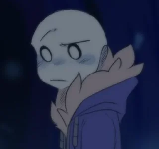 Стикер sans - 8