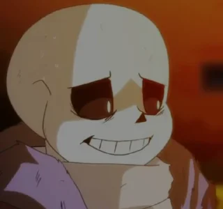 Стикер sans - 1