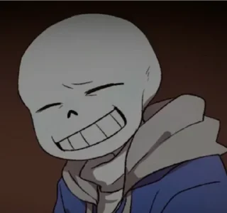 Стикер sans - 11