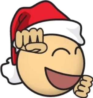 Стикер Красная шапка @modnyashki_vip - 4