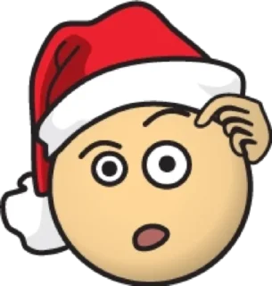 Стикер Красная шапка @modnyashki_vip - 5