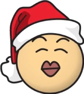 Стикер Красная шапка @modnyashki_vip - 9