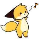 Стикер Sanuki Fox 1+2 - 7