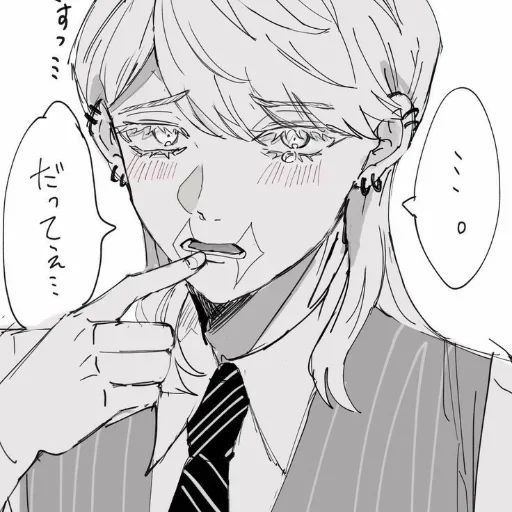 аниме эскиз иллюстрация