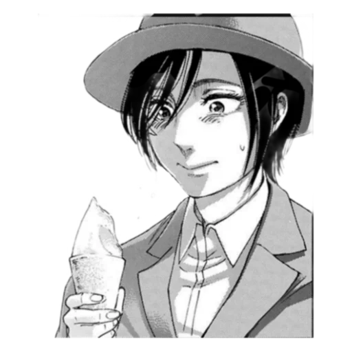 sketch human face anime