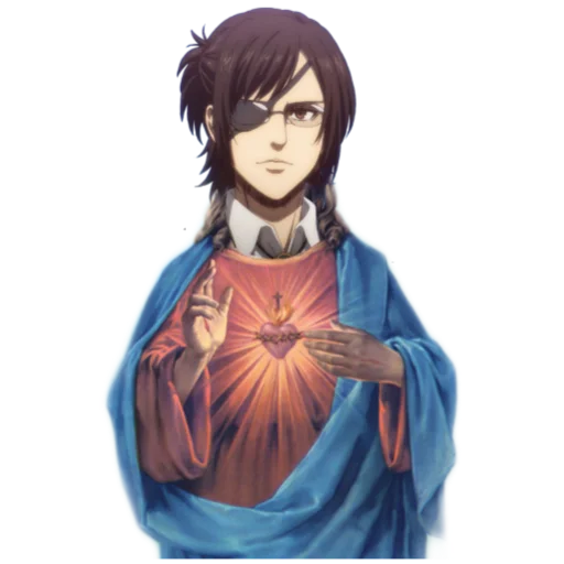 human face anime cartoon