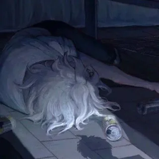 Sticker саня наркоша от @midnightqxs - 5