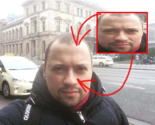 person human face car