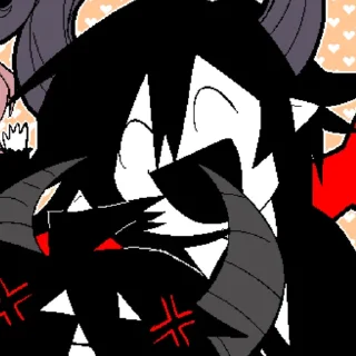 Sticker 𝘴𝘢𝘵𝘢𝘯𝘪𝘤𝘬 ⁰¹  @okegomstickerss - 11