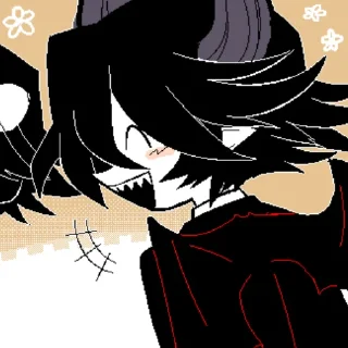 Sticker 𝘴𝘢𝘵𝘢𝘯𝘪𝘤𝘬 ⁰¹  @okegomstickerss - 8