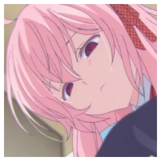 Стикер ｡˚₊️♡ 🧁 сато ｡₊️♡. by @anime_stickerr - 7