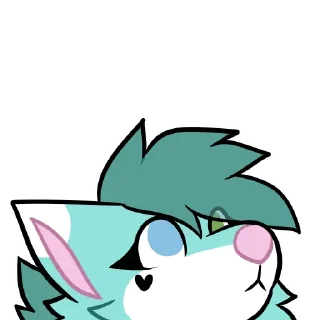 Sticker Saturn Husky! @cosmicsaturn - 1