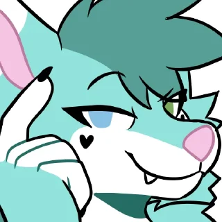 Sticker Saturn Husky! @cosmicsaturn - 7