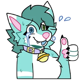 Sticker Saturn Husky! @cosmicsaturn - 9